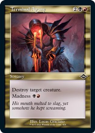 Terminal Agony (Retro Frame) (MH2-424) (Etched Foil)