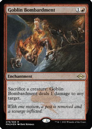 Goblin Bombardment (MH2-279) (Etched Foil)