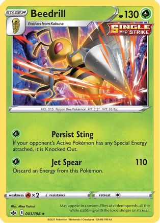 Beedrill (CRE-003) (Reverse Holofoil)