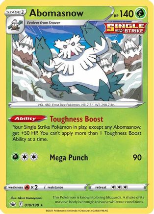 Abomasnow (CRE-010) (Reverse Holofoil)