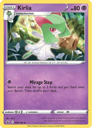 Kirlia (CRE-060) (Reverse Holofoil)