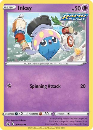 Inkay (CRE-069) (Reverse Holofoil)