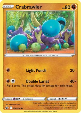 Crabrawler (CRE-084) (Reverse Holofoil)