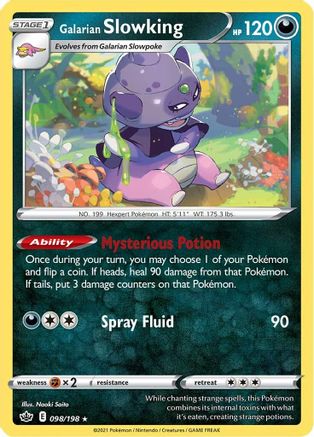 Galarian Slowking (CRE-098) (Holofoil)