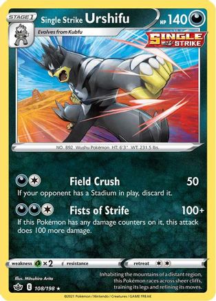 Single Strike Urshifu (CRE-108) (Holofoil)