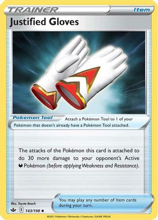 Justified Gloves (CRE-143) (Reverse Holofoil)