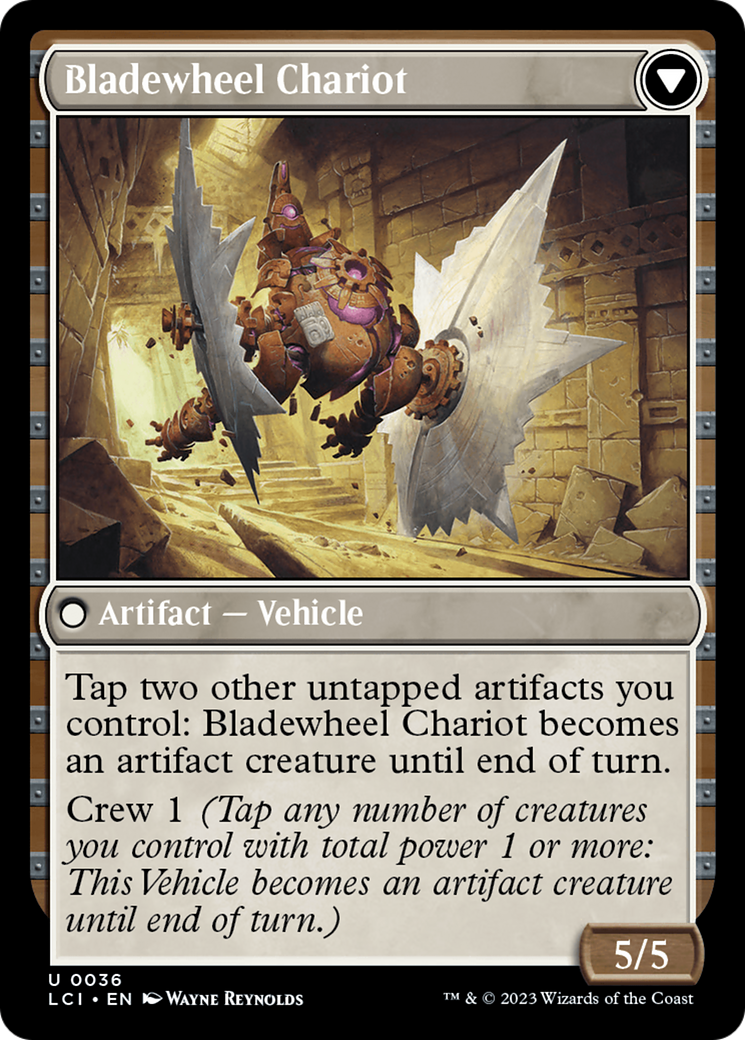 Spring-Loaded Sawblades // Bladewheel Chariot (LCI-036) (Foil)