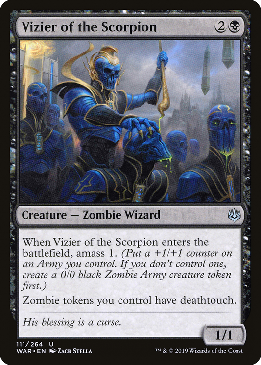Vizier of the Scorpion (WAR-111) (Foil)
