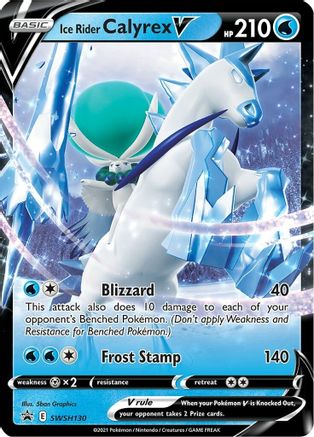 Ice Rider Calyrex V (SSP-SWSH130) (Holofoil)