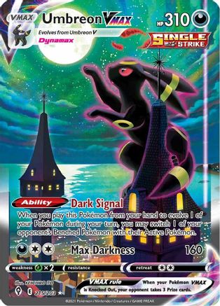 Umbreon VMAX (Alternate Art Secret) (EVS-215) (Holofoil)