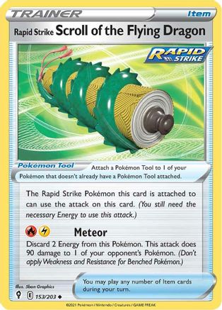 Rapid Strike Scroll of the Flying Dragon (EVS-153) (Reverse Holofoil)