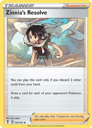 Zinnia's Resolve (EVS-164) (Reverse Holofoil)