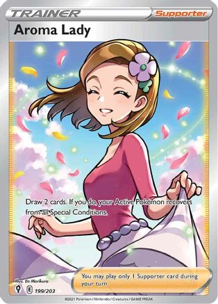 Aroma Lady (Full Art) (EVS-199) (Holofoil)