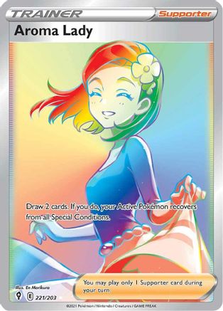 Aroma Lady (Secret) (EVS-221) (Holofoil)