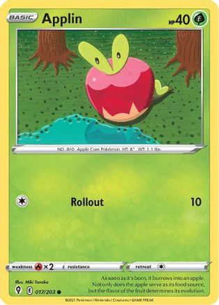 Applin (EVS-017) (Reverse Holofoil)