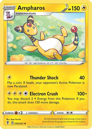 Ampharos (EVS-056) (Reverse Holofoil)