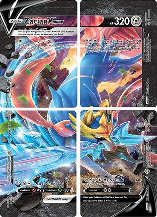 Zacian V-UNION [Set of 4] (SSP-) (Holofoil)