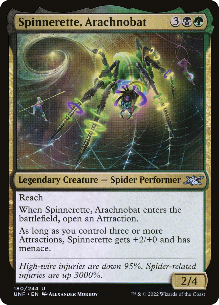 Spinnerette, Arachnobat (UNF-180) (Foil)