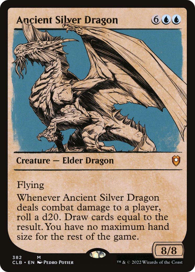 Ancient Silver Dragon (CLB-382) (Showcase)
