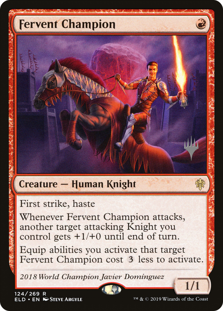 Fervent Champion (PPELD-124P) (Foil)