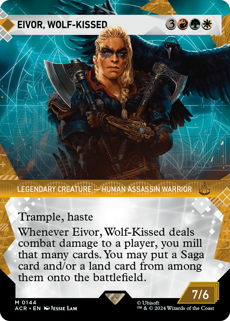 Eivor, Wolf-Kissed (ACR-144) (Showcase) (Borderless)