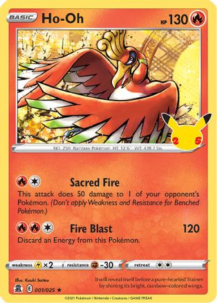 Ho-Oh (CEL-001) (Holofoil)