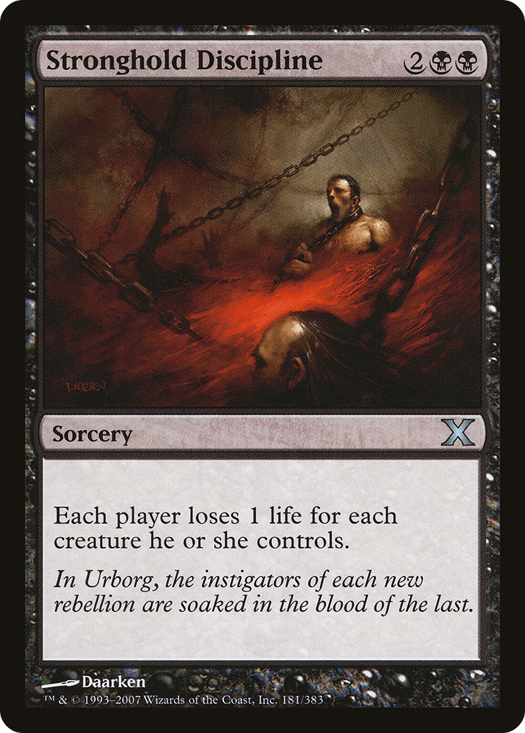 Stronghold Discipline (10E-181)