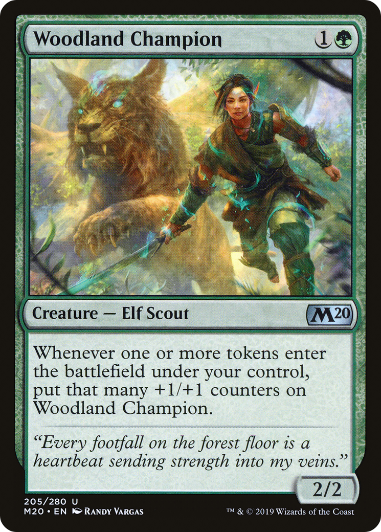 Woodland Champion (M20-205) (Foil)
