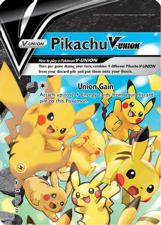 Pikachu V-Union (SSP-SWSH139) (Holofoil)