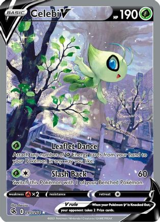 Celebi V (Alternate Full Art) (FST-245) (Holofoil)