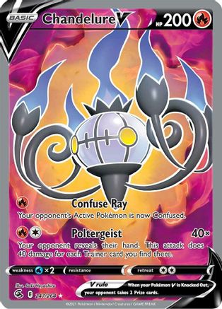 Chandelure V (Full Art) (FST-247) (Holofoil)