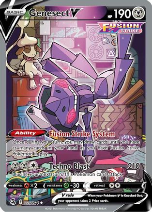 Genesect V (Alternate Full Art) (FST-255) (Holofoil)