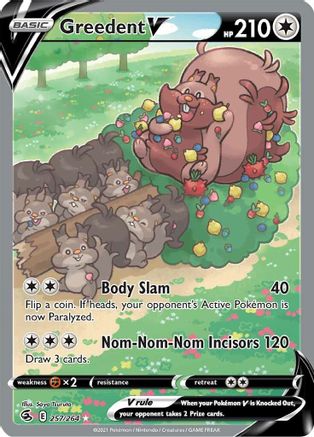 Greedent V (Alternate Full Art) (FST-257) (Holofoil)