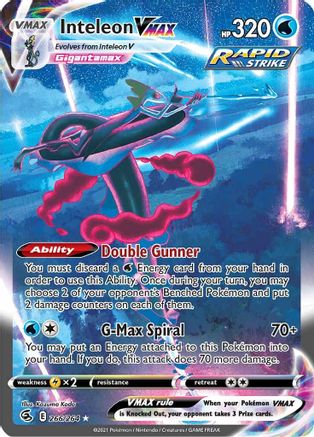 Inteleon VMAX (Alternate Art Secret) (FST-266) (Holofoil)
