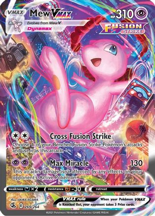 Mew VMAX (Alternate Art Secret) (FST-269) (Holofoil)