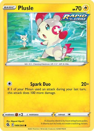 Plusle (FST-089) (Reverse Holofoil)