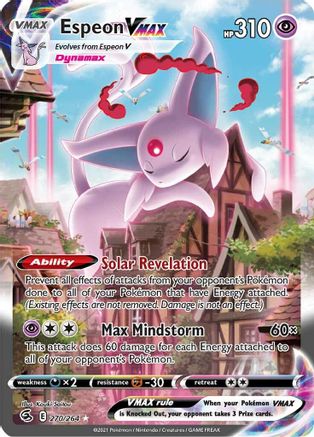 Espeon VMAX (Alternate Art Secret) (FST-270) (Holofoil)