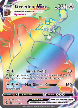Greedent VMAX (Secret) (FST-272) (Holofoil)