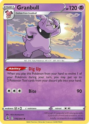 Granbull (FST-116) (Reverse Holofoil)