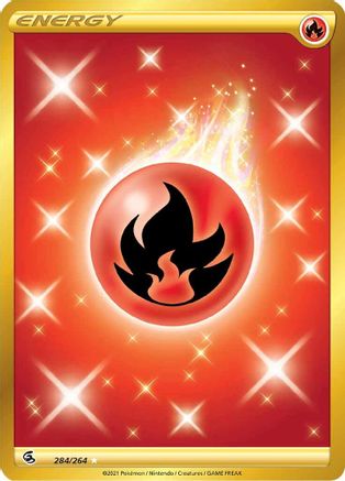 Fire Energy (Secret) (FST-284) (Holofoil)