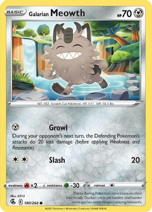 Galarian Meowth (FST-180)