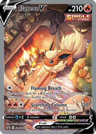 Flareon V (SSP-SWSH179) (Holofoil)