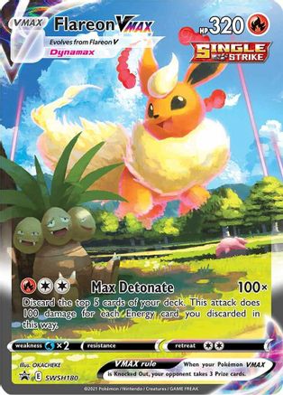 Flareon VMAX (SSP-SWSH180) (Holofoil)