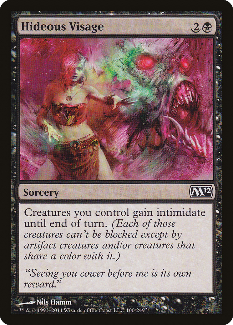 Hideous Visage (M12-100) (Foil)