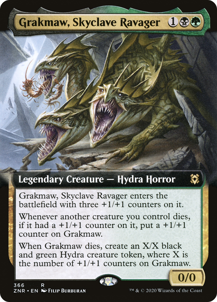 Grakmaw, Skyclave Ravager (ZNR-366) (Extended Art)