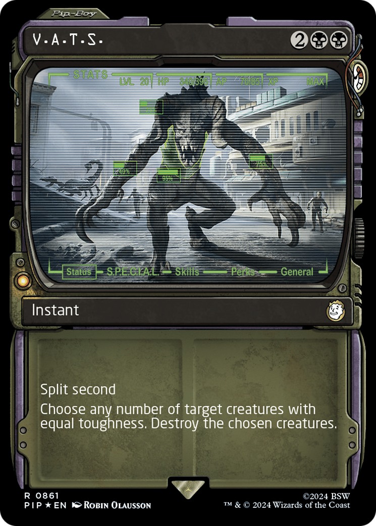 V.A.T.S. (PIP-861) (Showcase) (Surge Foil)