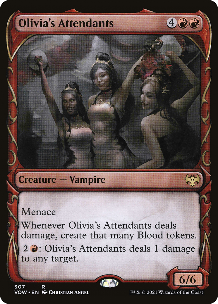 Olivia's Attendants (VOW-307) (Showcase) (Foil)