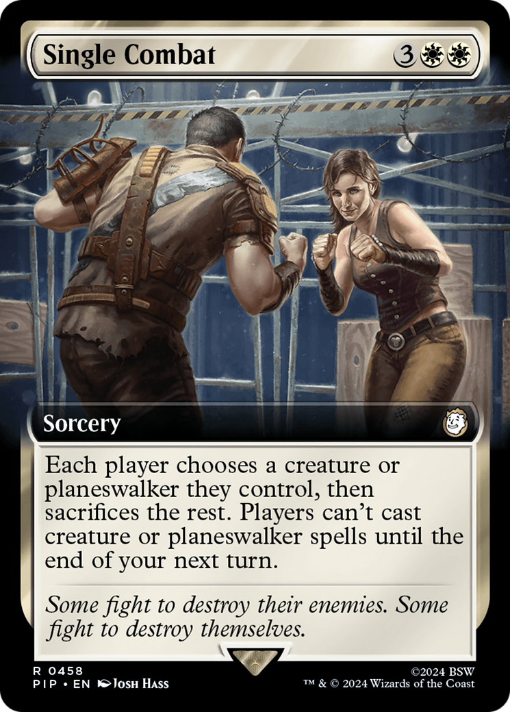 Single Combat (PIP-458) (Extended Art) (Foil)
