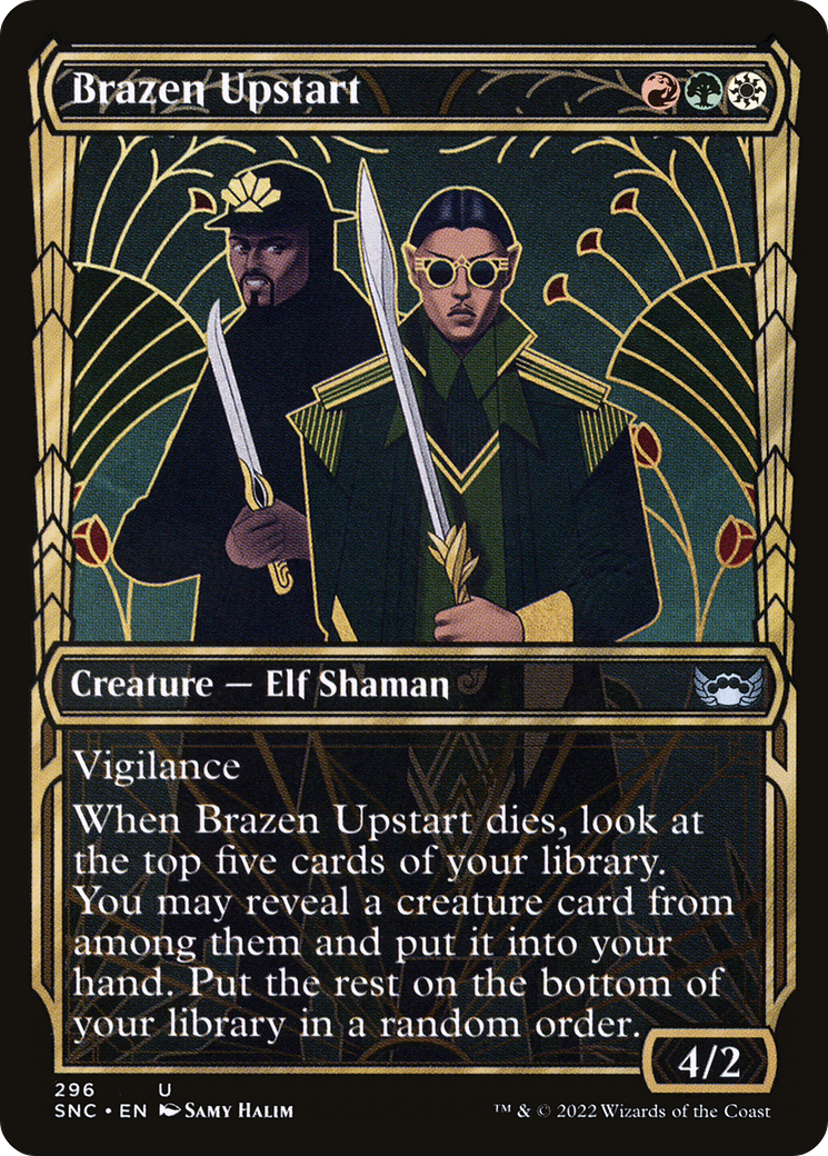 Brazen Upstart (SNC-296) (Showcase) (Foil)