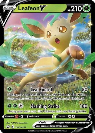 Leafeon V (SSP-SWSH194) (Holofoil)